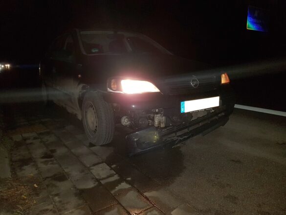 2020-12-16_VU-PKW-gegen-LKW-Reifen-BAB1-Osnabrueck-004 Unfall mit PKW durch LKW-Reifen auf der Autobahn bei Osnabrück