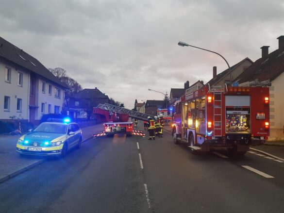 Kellerbrand in Melle im Landkreis Osnabrück