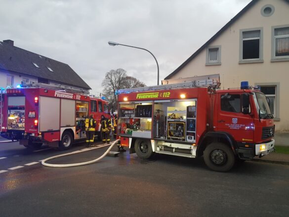 Kellerbrand in Melle im Landkreis Osnabrück