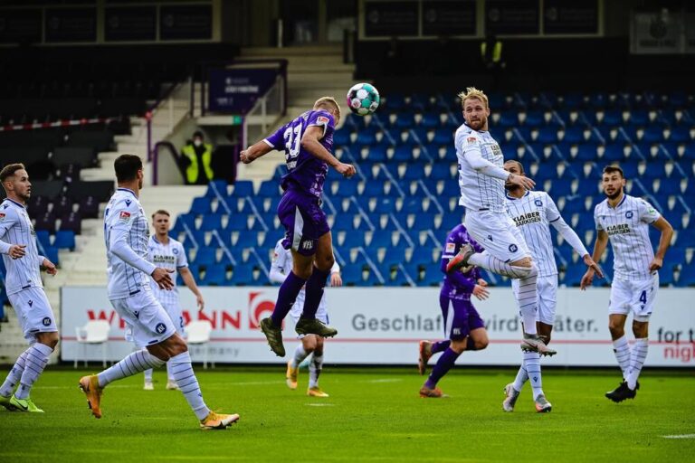 Tor zum 1:0 durch Timo Beermann, Foto: imago images / Revierfoto