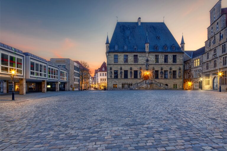 Blick auf das Osnabrücker Rathaus