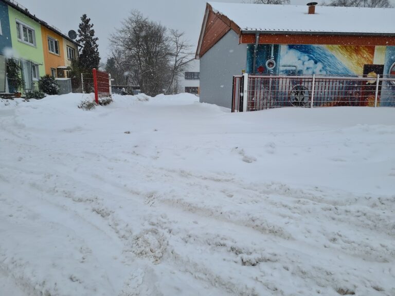 Feuerwache Osnabrück Stadtmitte im Winter