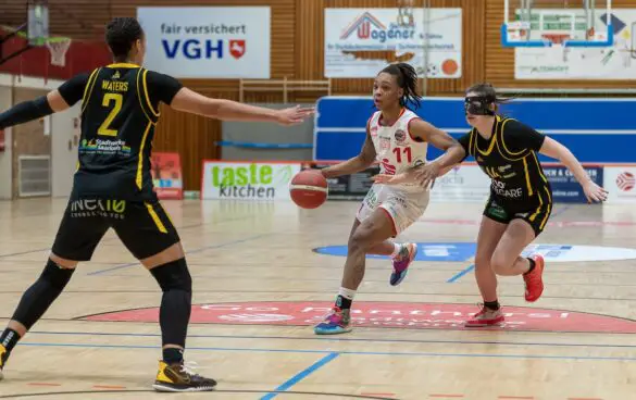 D1X28160 Osnabrücker GiroLive-Panthers verlieren knapp gegen inexio Royals Saarlouis