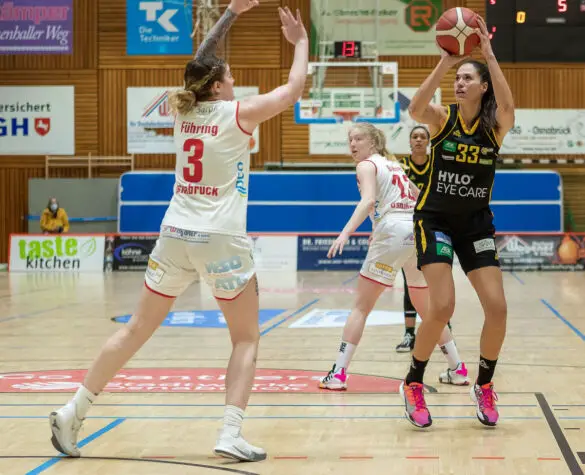 D1X28453 Osnabrücker GiroLive-Panthers verlieren knapp gegen inexio Royals Saarlouis