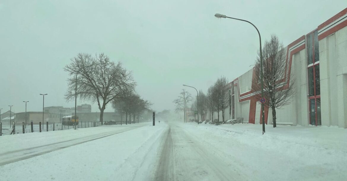 Verschneite Hansastraße in Osnabrück (Archivbild). / Foto: Pohlmann