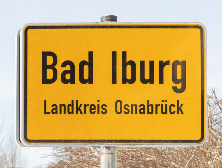 Ortseingang Bad Iburg, Foto: Dieter Reinhard in Landkreis Osnabrück (Region)