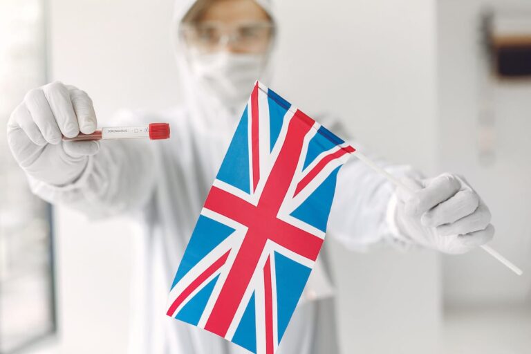 Symbolbild: Britischer Corona Virus
