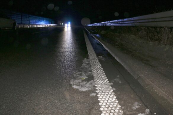 Zwei Unfälle gleichzeitig auf Autobahn A33 im Landkreis Osnabrück