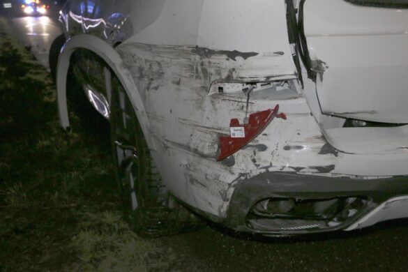 Zwei Unfälle gleichzeitig auf Autobahn A33 im Landkreis Osnabrück