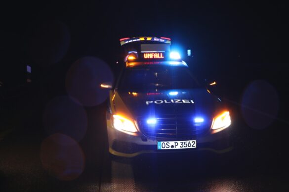 Zwei Unfälle gleichzeitig auf Autobahn A33 im Landkreis Osnabrück