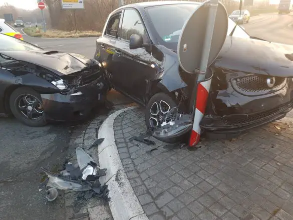 Zwei PKW-Zusammenstöße im Landkreis Osnabrück