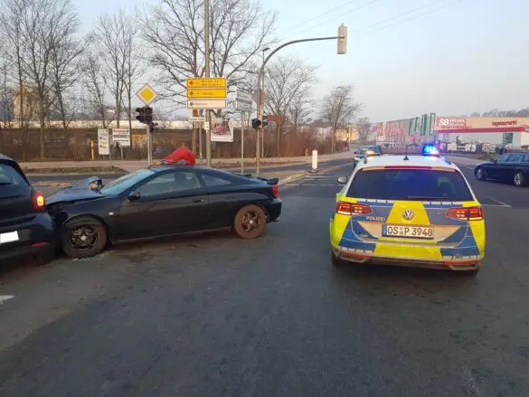 Zwei PKW-Zusammenstöße im Landkreis Osnabrück