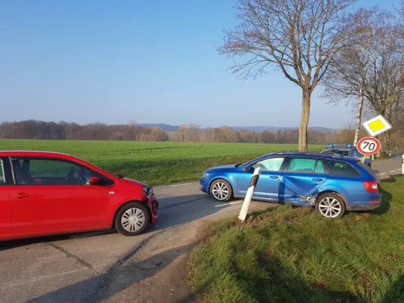 Zwei PKW-Zusammenstöße im Landkreis Osnabrück