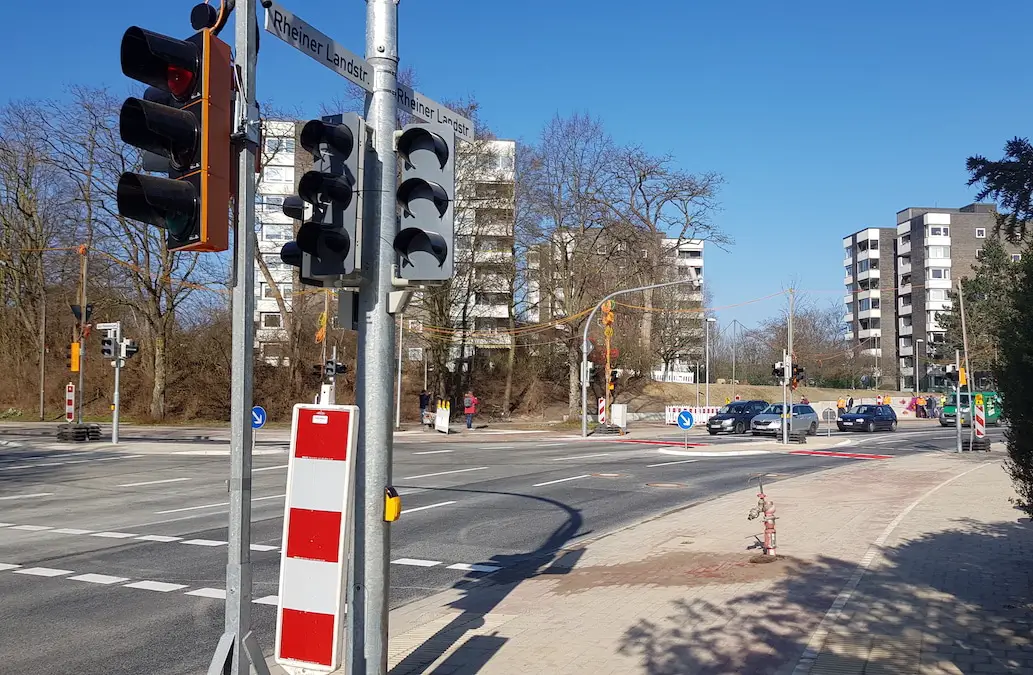 Baustelle Rheiner Landstraße (Archiv)