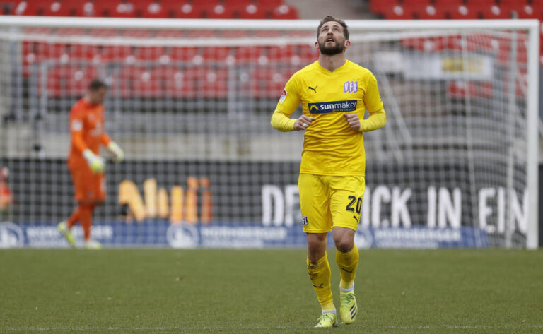 Marc Heider nach dem Treffer zum 1:1 gegen die Nürnberger, Foto: Imago Images, HMB Media