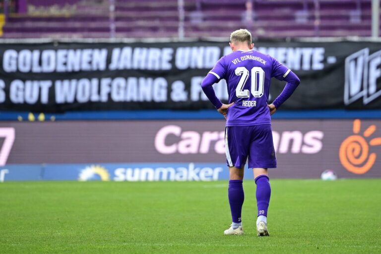Marc Heider beim Spiel gegen Eintracht Braunschweig, 11.04.2021, Foto: Revierfoto