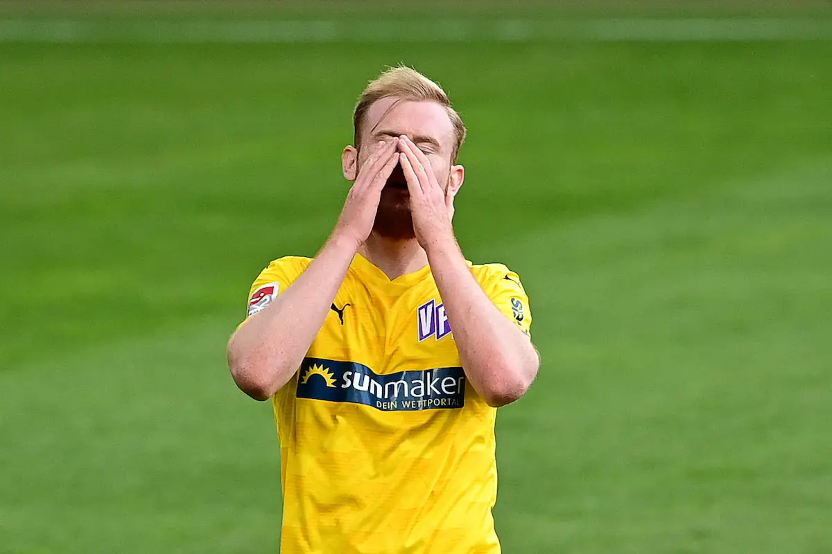 Sebastian Kerk kann´s nicht fassen, Foto: Revierfoto