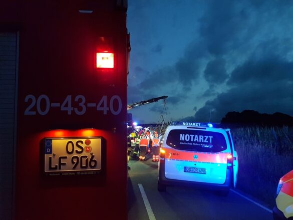 Autofahrer verunglückt tödlich bei Überschlag in Melle