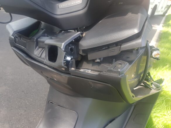 Reh und Motorroller kollidieren frontal in Melle