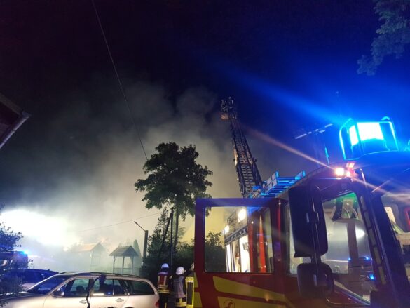 Großbrand eines Anwesens in Bissendorf