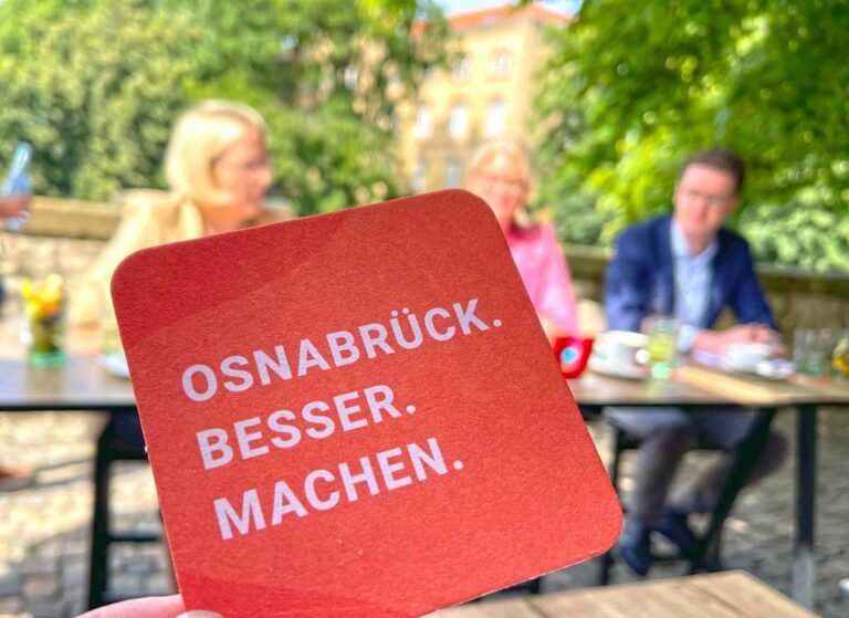 CDU-Bierdeckel: Osnabrück. Besser. Machen.