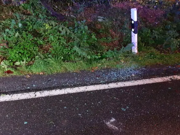 Auto landet auf dem Dach in Hagen a.T.W.