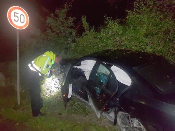 Trunkenheitsfahrt - Auto prallt in Melle gegen Mauer