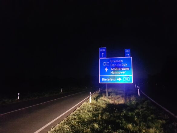 2021-09-20_Unfall-Falschfahrer-Autobahn-A33-Osnabrueck-001 (Symbolbild) Autobahn