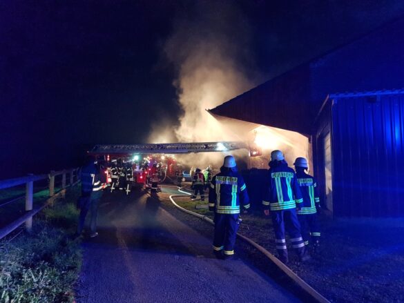 Feuer in Stallgebäude in Melle [UPDATE]
