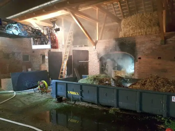 Feuer in Stallgebäude in Melle [UPDATE]