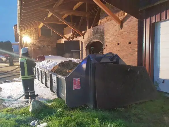 Feuer in Stallgebäude in Melle [UPDATE]