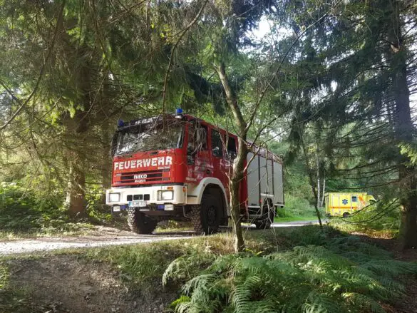 2021-09-25_Unfall-Mountainbiker_Wallenhorst-Bikepark-Piesberg-Landkreis-Osnabrueck-005 Mountainbiker am Piesberg bei Osnabrück schwer verletzt