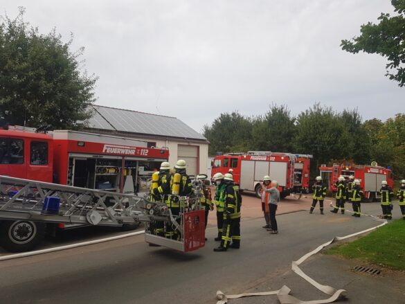 Feuer in Wohnung in einem Feuerwehrhaus in Melle [UPDATE]