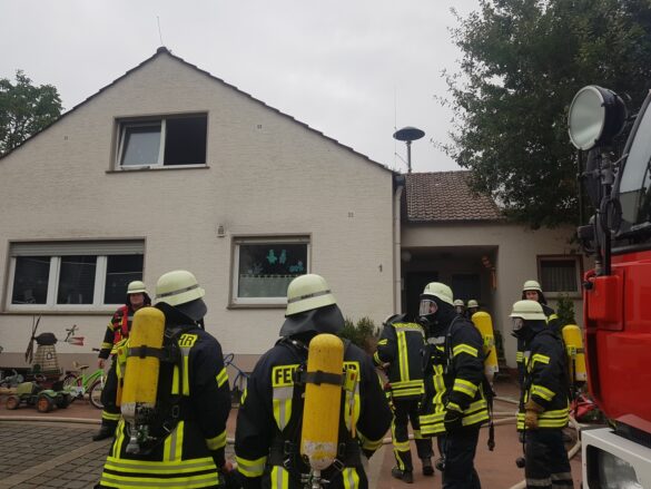 Feuer in Wohnung in einem Feuerwehrhaus in Melle [UPDATE]