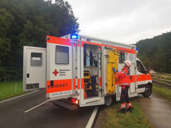 Drei Verletzte nach Frontalcrash in Bad Essen