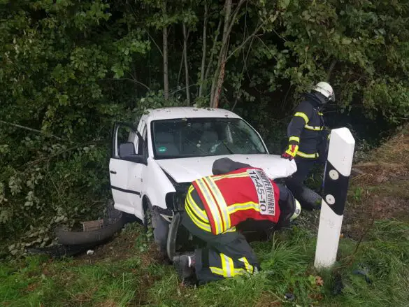 Drei Verletzte nach Frontalcrash in Bad Essen