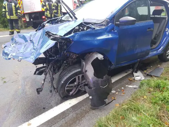 Drei Verletzte nach Frontalcrash in Bad Essen