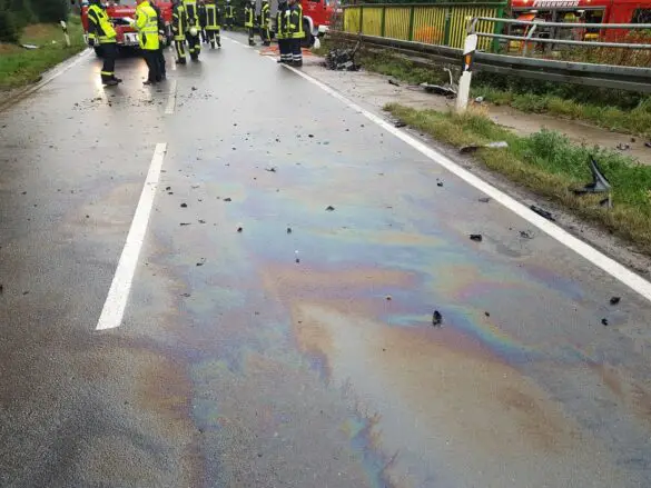 Drei Verletzte nach Frontalcrash in Bad Essen