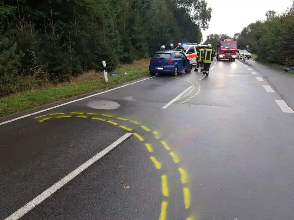 Drei Verletzte nach Frontalcrash in Bad Essen