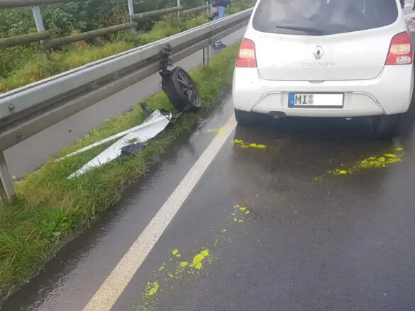 PKW fährt auf Gegenfahrbahn in Bohmte