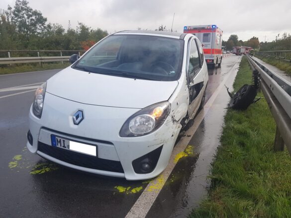 PKW fährt auf Gegenfahrbahn in Bohmte