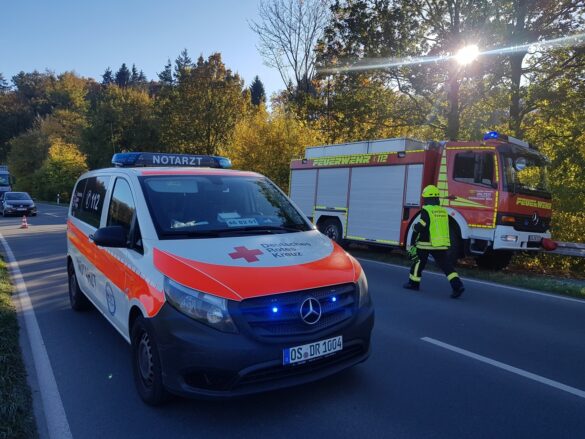 Zusammenstoß mit mehreren Verletzten in Hilter
