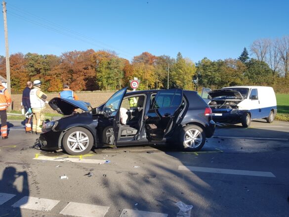Zusammenstoß mit mehreren Verletzten in Hilter