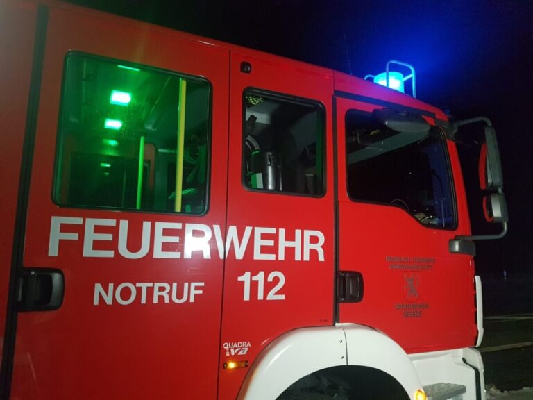 Feuerwehr im Einsatz (Symbolbild) in Landkreis Osnabrück (Region)