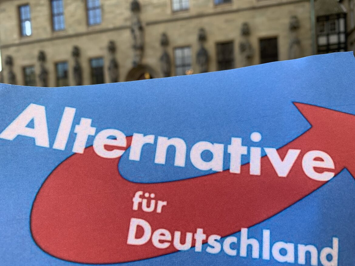 AfD vor dem Osnabrücker Rathaus / Foto: Guss