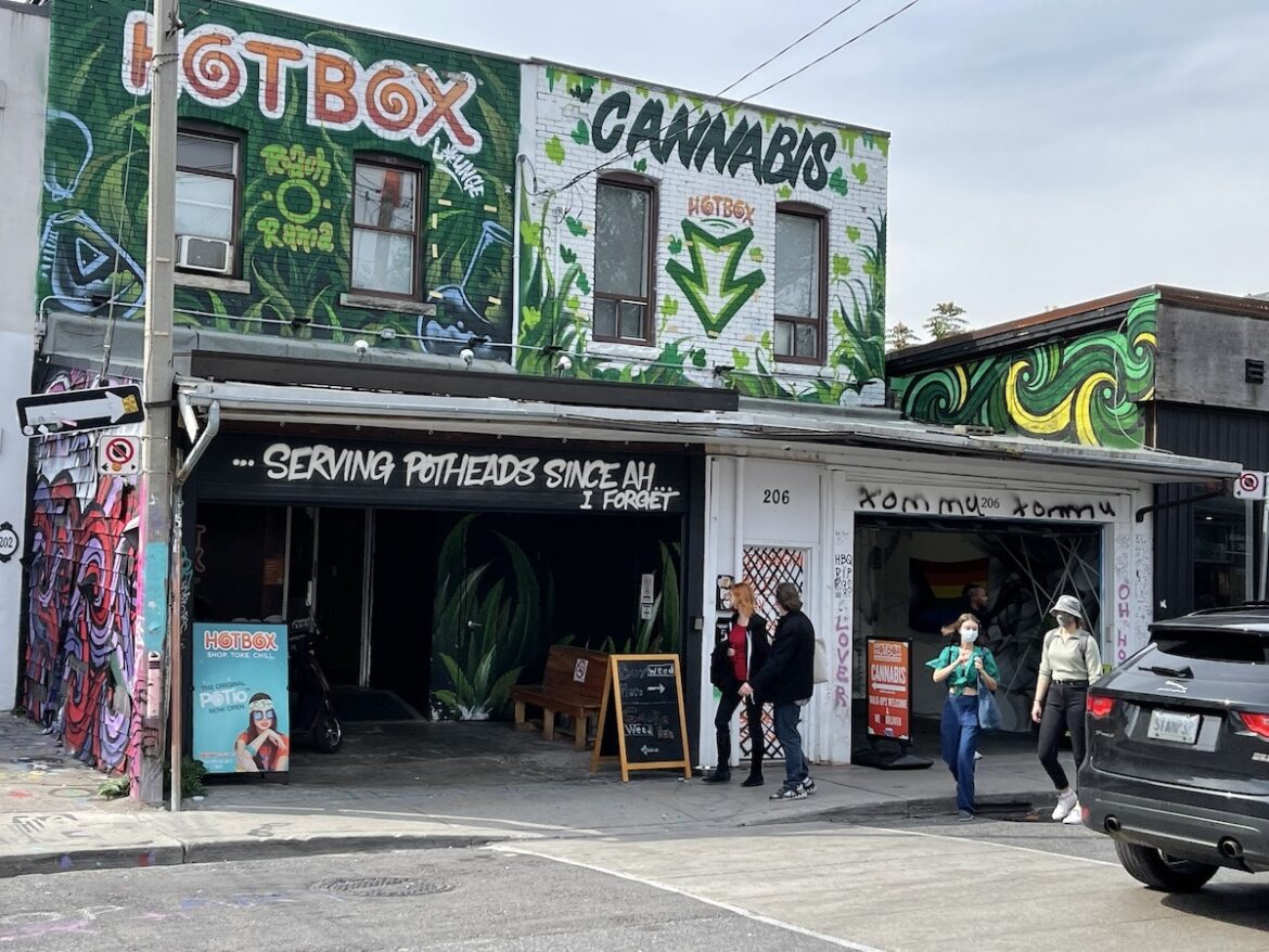 legaler Cannabisshop in Toronto, Kanada