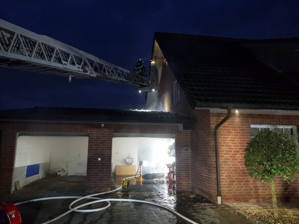 Brand in Wohnhaus in Bramsche