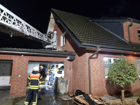 Brand in Wohnhaus in Bramsche