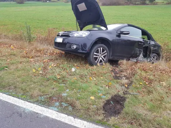 PKW kollidieren auf Landstraße in Hasbergen