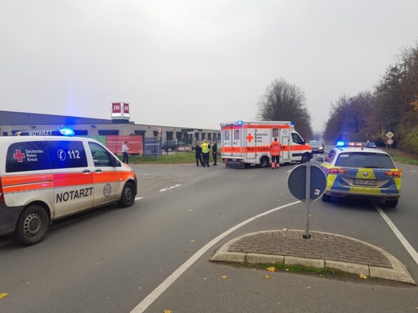 Rollerfahrerin bei Zusammenstoß mit PKW am Harderberg verletzt Rollerfahrerin bei Zusammenstoß mit PKW am Harderberg verletzt